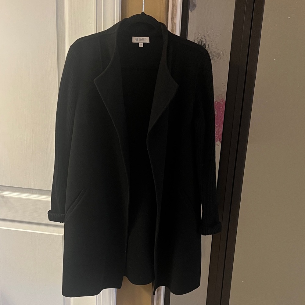 Eileen Fisher Black Trench Coat